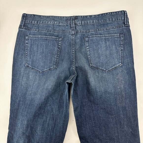 Mossimo Bootcut Women's size 12 Dark Wash Blue Denim jeans - Picture 6 of 6